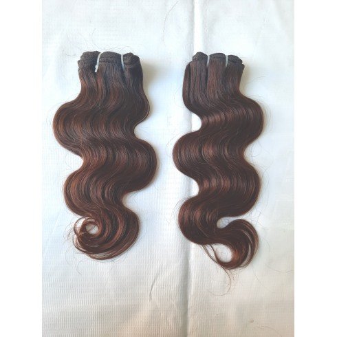 Natural Brown Body Wave Hair Extensions